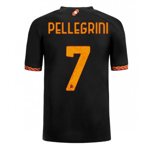 Fotballdrakt Herre AS Roma Lorenzo Pellegrini #7 Tredjedrakt 2023-24 Kortermet